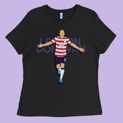 Landon Donovan Ladies Tee Designed By Artisfamous