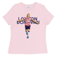 Bubblegum Pink Landon Donovan Ladies Tee - artisFamous