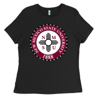 Black nmsu seal Ladies Tee - artisFamous