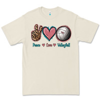Bone Peace Love Volleyball Premium Tee - Jasminsmagicworld