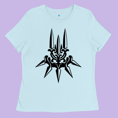 Yorha White Insignia Ladies Tee Designed By Artisfamous