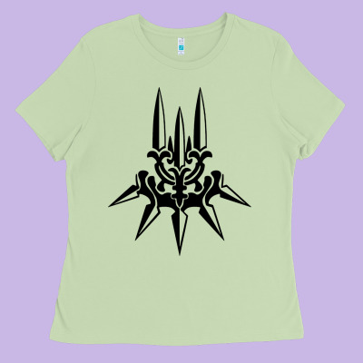 Yorha White Insignia Ladies Tee Designed By Artisfamous