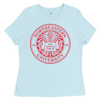 Baby Blue northeastern university Ladies Tee - artisFamous