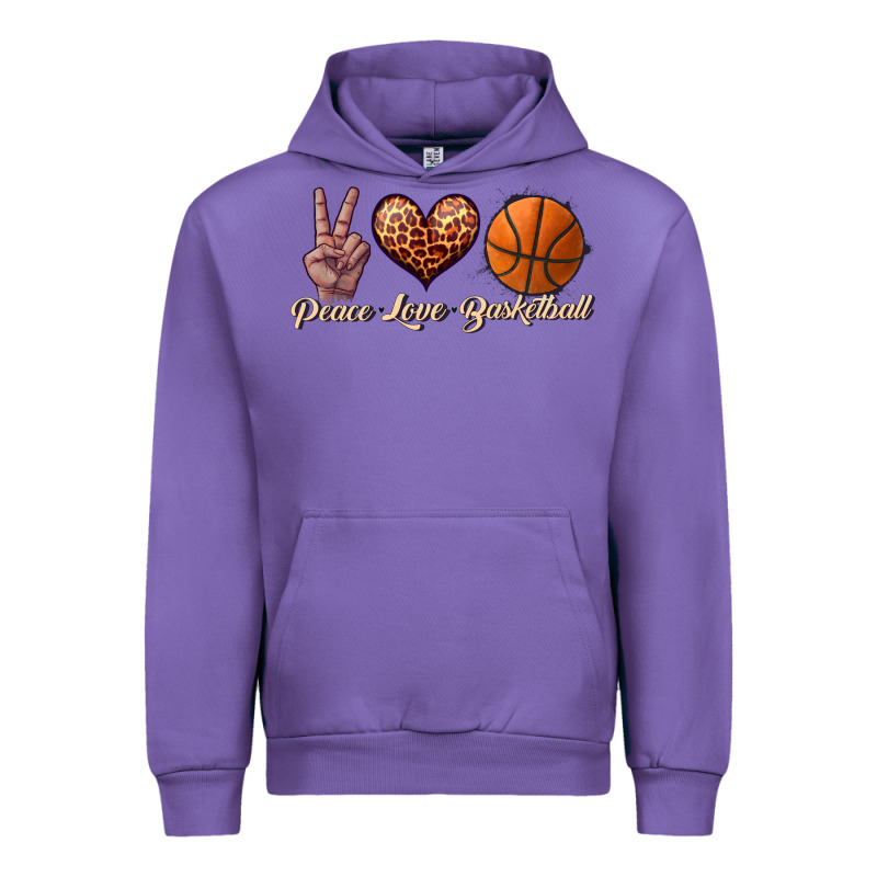 Peace Love Basketball Urban Hoodie by JahusDesignShop | Teevron