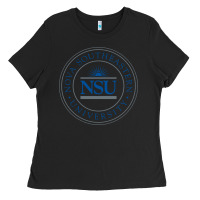Black nova university Ladies Tee - artisFamous