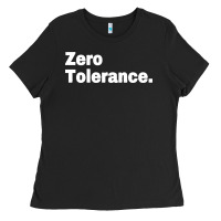 Black zero tolerance Ladies Tee - artisFamous
