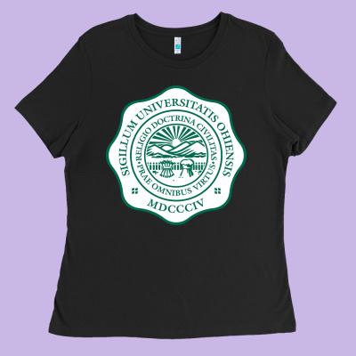 Ohio University Ladies Tee Designed By Artisfamous
