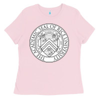 Bubblegum Pink rice university Ladies Tee - artisFamous