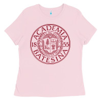 Bubblegum Pink seal bates college Ladies Tee - artisFamous