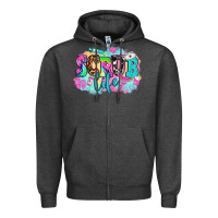 Charcoal Heather scrub life Zipper Hoodie - AdoDesignShop