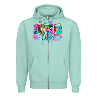 Seafoam scrub life Zipper Hoodie - AdoDesignShop