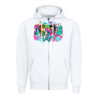 White scrub life Zipper Hoodie - AdoDesignShop