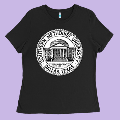 Southern Methodist University Ladies Tee Designed By Artisfamous