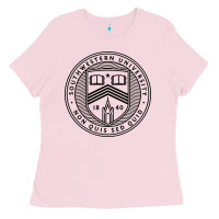 Bubblegum Pink southwestern university Ladies Tee - artisFamous