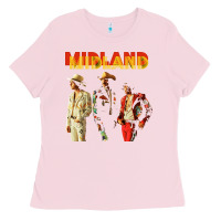 Bubblegum Pink midland Ladies Tee - artisFamous