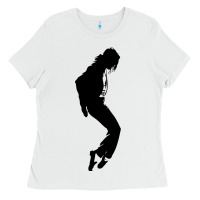 White michael jackson Ladies Tee - artisFamous