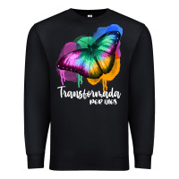 Black transformada por dios Premium Sweatshirt - JahusDesignShop
