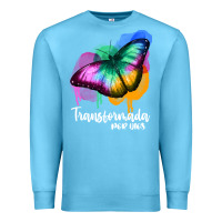 Ocean Blue transformada por dios Premium Sweatshirt - JahusDesignShop