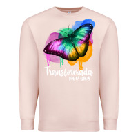 Pale Pink transformada por dios Premium Sweatshirt - JahusDesignShop