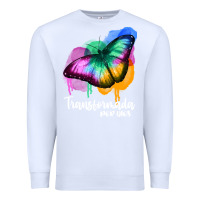 White transformada por dios Premium Sweatshirt - JahusDesignShop