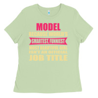 Matcha model funniest isn't a jobtitle Ladies Tee - artisFamous