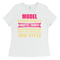 White model funniest isn't a jobtitle Ladies Tee - artisFamous