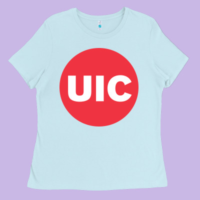 University Of Illinois At Chicago Circle Ladies Tee Designed By Artisfamous