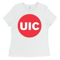 White university of illinois at chicago circle Ladies Tee - artisFamous