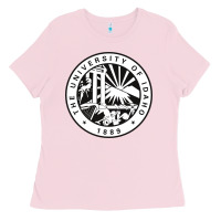 Bubblegum Pink university of idaho Ladies Tee - artisFamous