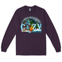 Plum cozy season Long Sleeve Tee - FaDigitalArtStudio