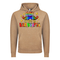 Vintage Coffee Gay Love Is Beautiful Pride Lgbtq Vintage Hoodie - BundleAndBundleShop