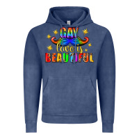 Vintage Denim Gay Love Is Beautiful Pride Lgbtq Vintage Hoodie - BundleAndBundleShop