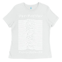 White joy division pleasures  japanese Ladies Tee - artisFamous