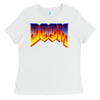 White doom video game Ladies Tee - artisFamous