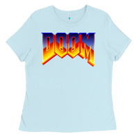 Baby Blue doom video game Ladies Tee - artisFamous