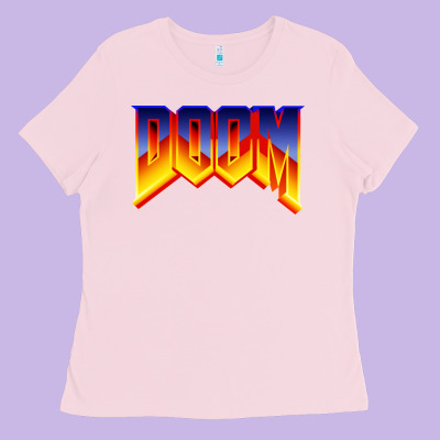 Doom Video Game Ladies Tee Designed By Artisfamous