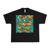 Black western aztec leopard glitter seamless pattern Urban Heavy Tee - FaDigitalArtStudio