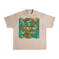 French Oak western aztec leopard glitter seamless pattern Urban Heavy Tee - FaDigitalArtStudio