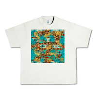 Pistachio western aztec leopard glitter seamless pattern Urban Heavy Tee - FaDigitalArtStudio