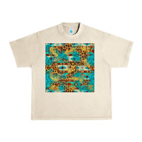 Sandshell western aztec leopard glitter seamless pattern Urban Heavy Tee - FaDigitalArtStudio