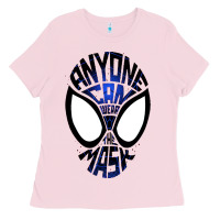 Bubblegum Pink anyone can wear the mask Ladies Tee - artisFamous