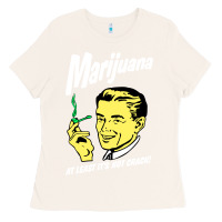Bone smoking marijuana Ladies Tee - artisFamous