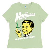 Smoking Marijuana Ladies Tee | Teevron