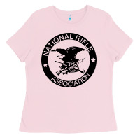 Bubblegum Pink national rifle association Ladies Tee - artisFamous