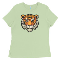 Matcha tiger vector face Ladies Tee - artisFamous