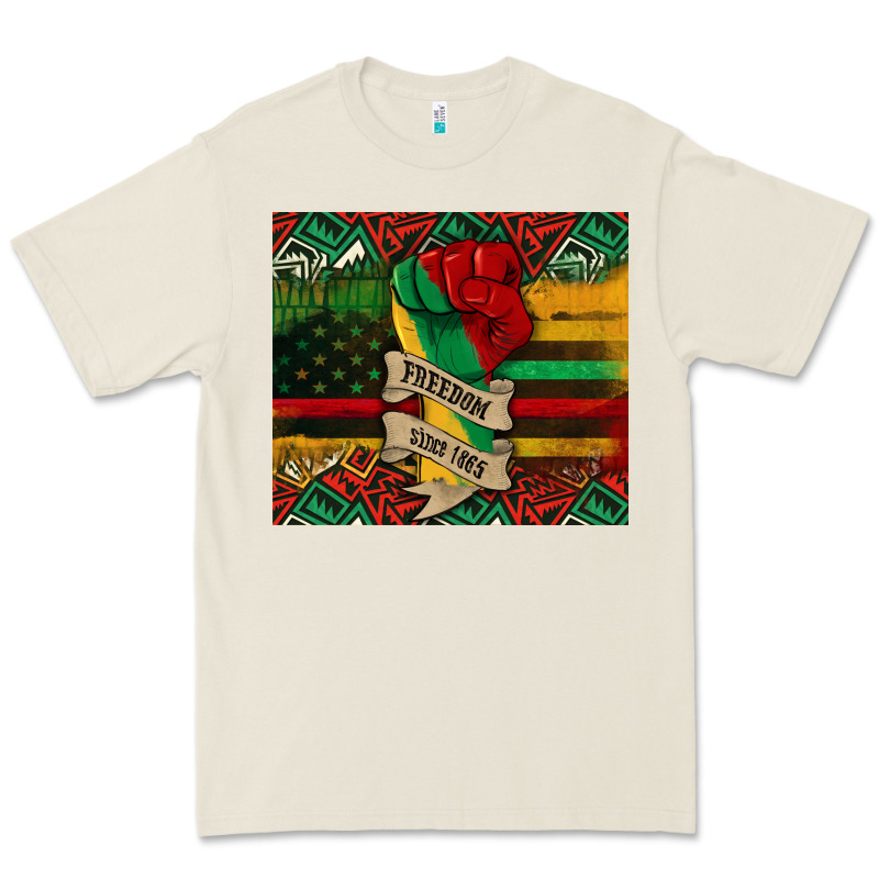 Juneteenth Freedom Since 1865 Premium Tee by CowGirlArtShop | Teevron