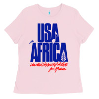 Bubblegum Pink USA Ladies Tee - artisFamous