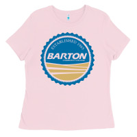 Bubblegum Pink Barton Community College Ladies Tee - artisFamous