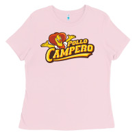 Bubblegum Pink Pollo camp Resto Ladies Tee - artisFamous
