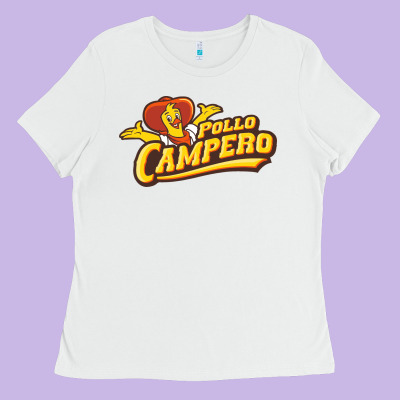 Pollo Camp Resto Ladies Tee Designed By Artisfamous